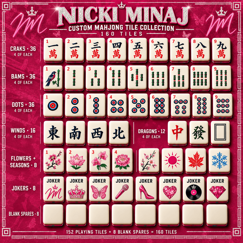NKM Premium Mahjong Set – Game Night Edition PNPA