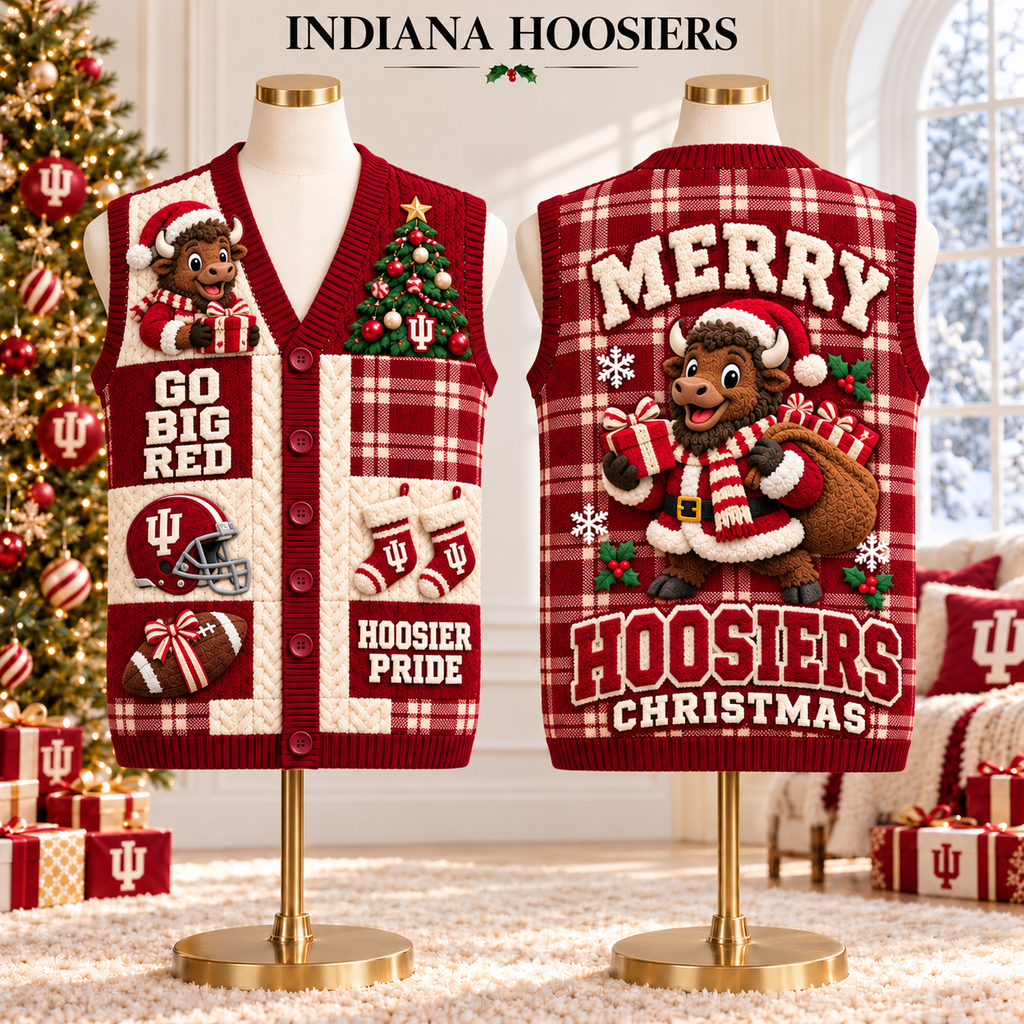 IDH Premium Christmas Cardigan Vest TMH