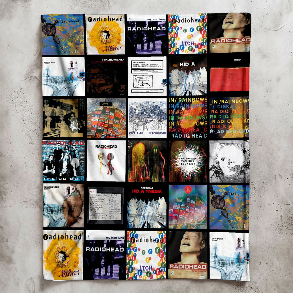 ROH Albums Collage Sherpa Blanket DNBN