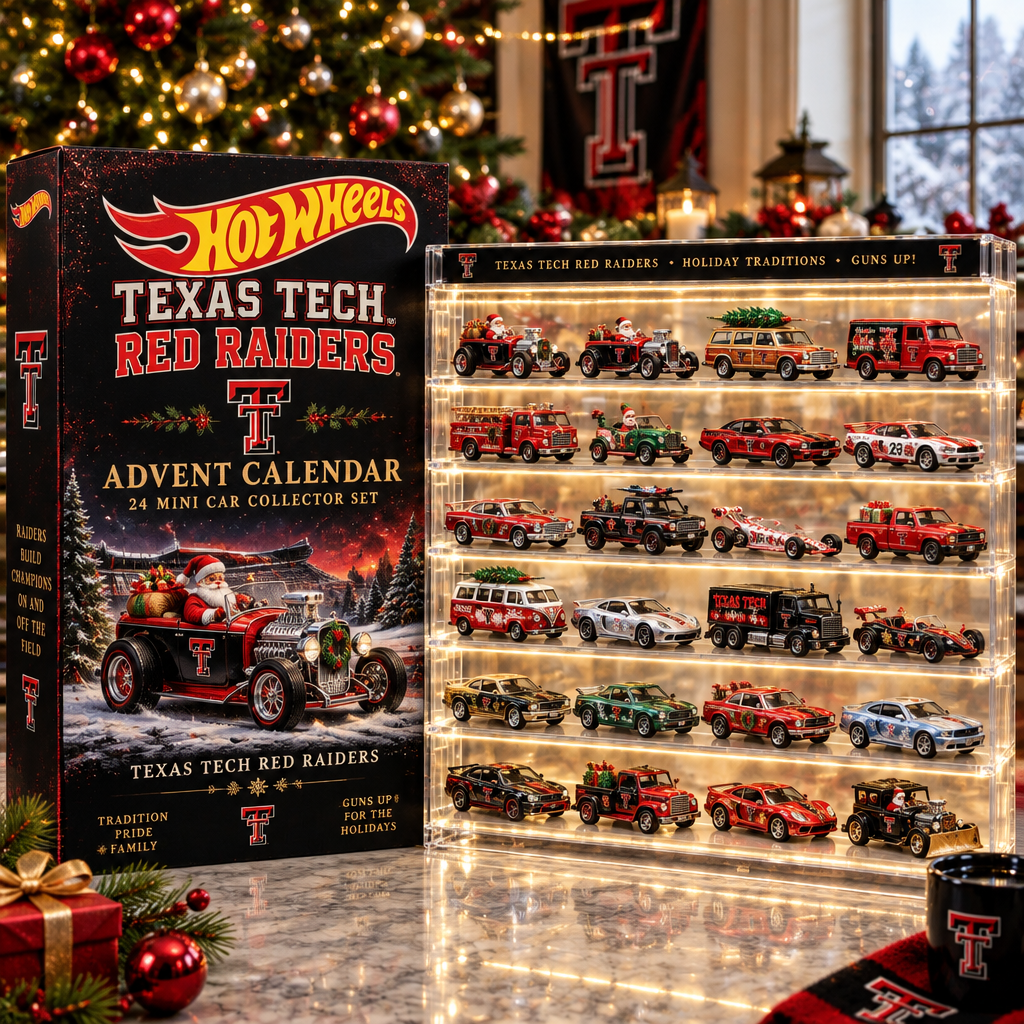 Texas Tech Red Raiders Premium Mini Car Advent Calendar